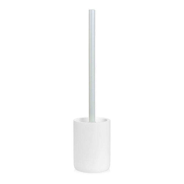 Andrea House Escobillero de baño poliresina blanco mate Ø9,5x40,5cm 0 Andrea House Escobillero de baño poliresina blanco mate Ø9,5x40,5cm 0