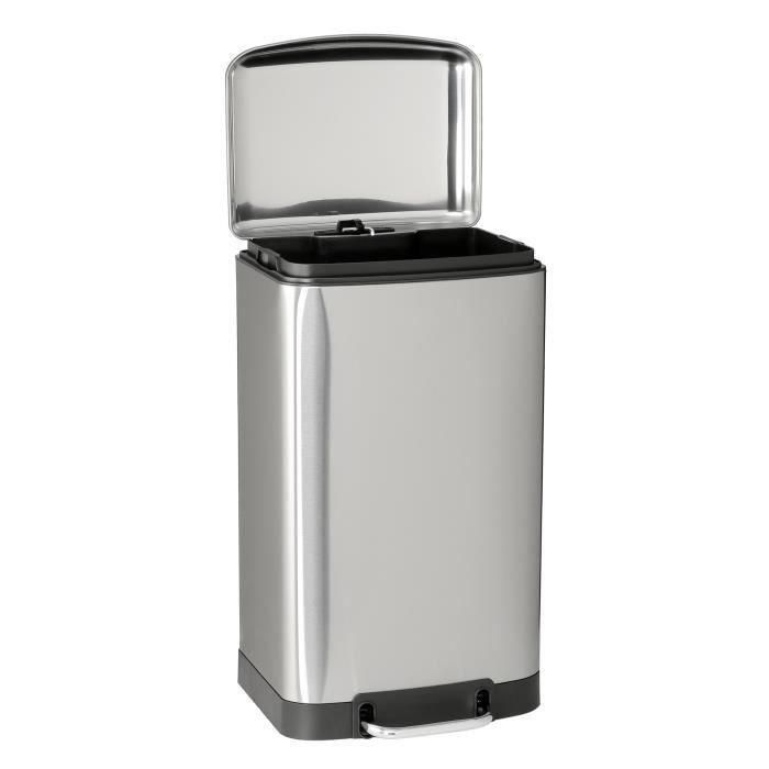 Cubo de basura con pedal KITCHEN MOVE GREENWICH - 40L - Acero inoxidable 2