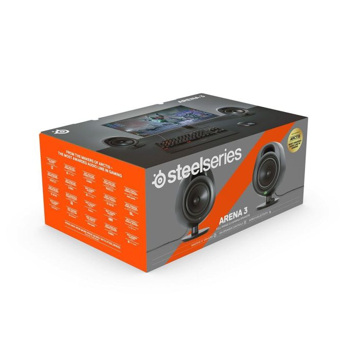 SteelSeries Arena 3 Altavoces para ordenador, 4 pulgadas, masivos 3 SteelSeries Arena 3 Altavoces para ordenador, 4 pulgadas, masivos 3
