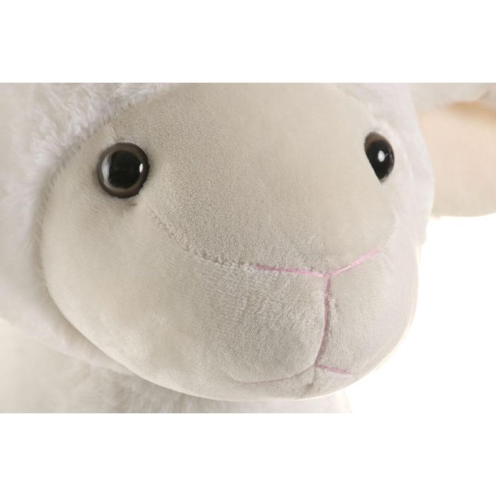 DKD Home Decor Mecedora Infantil de Oveja, Poliéster y Madera, Blanco/Natural, 33 x 50 x 64 cm 5 DKD Home Decor Mecedora Infantil de Oveja, Poliéster y Madera, Blanco/Natural, 33 x 50 x 64 cm 5