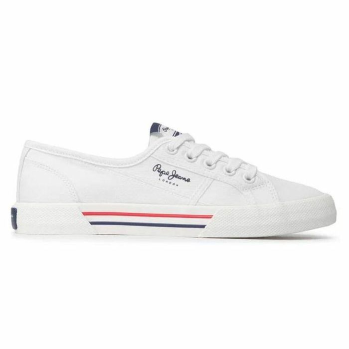 Zapatillas Deportivas Mujer Pepe Jeans Brady Basic Blanco 0 Zapatillas Deportivas Mujer Pepe Jeans Brady Basic Blanco 0