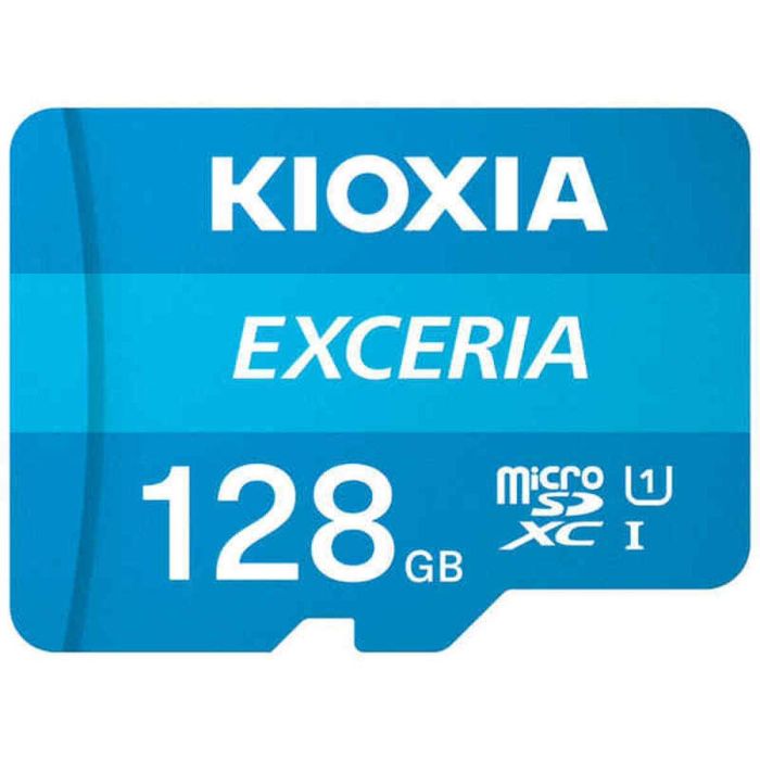 Tarjeta de Memoria Micro SD con Adaptador Kioxia Exceria UHS-I Clase 10 Azul 2 Tarjeta de Memoria Micro SD con Adaptador Kioxia Exceria UHS-I Clase 10 Azul 2