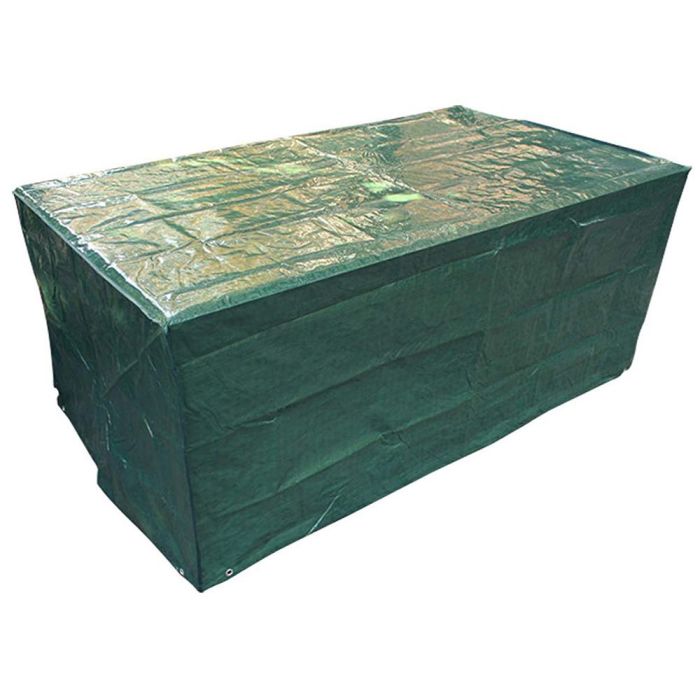 Altadex Funda protectora de polietileno 100g/m² impermeable y transpirable para mesa y sillas 225x143x90cm 2 Altadex Funda protectora de polietileno 100g/m² impermeable y transpirable para mesa y sillas 225x143x90cm 2