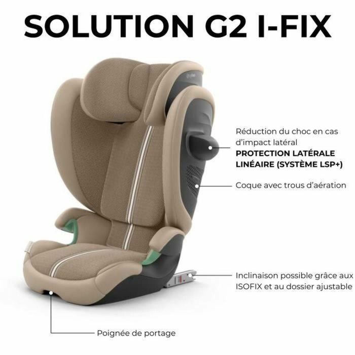 Cybex CYB4063846470266 Silla de coche Solution G2 i-Fix Plus Fabric - Azul Tormenta 5 Cybex CYB4063846470266 Silla de coche Solution G2 i-Fix Plus Fabric - Azul Tormenta 5