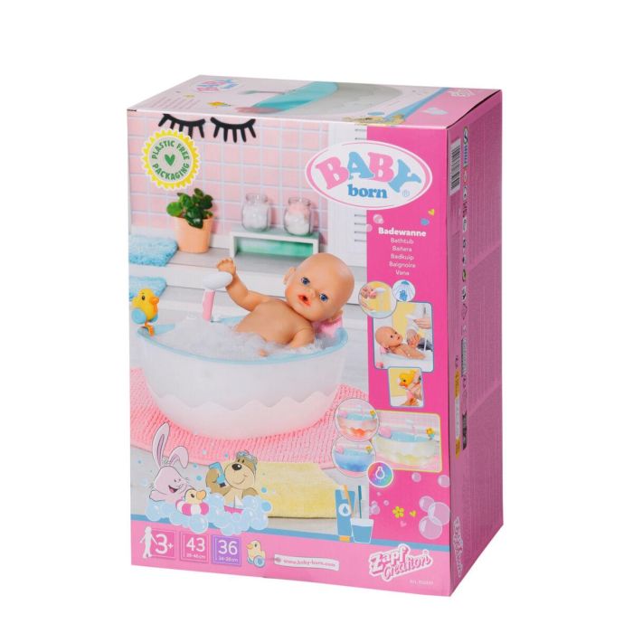 Baby Born Bañera de Baño Electrónica con Ducha, Patito Extraíble, Luces y Sonidos para Niños +3 Años, Azul y Gris 3 Baby Born Bañera de Baño Electrónica con Ducha, Patito Extraíble, Luces y Sonidos para Niños +3 Años, Azul y Gris 3