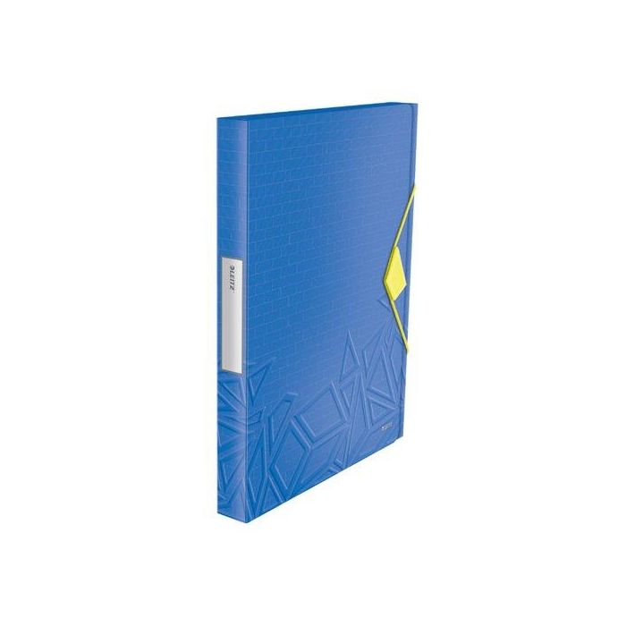 Carpeta De Proyectos Leitz Urban Chic Pp A4 Gomas 2,5 Cm Azul (Set de 5)