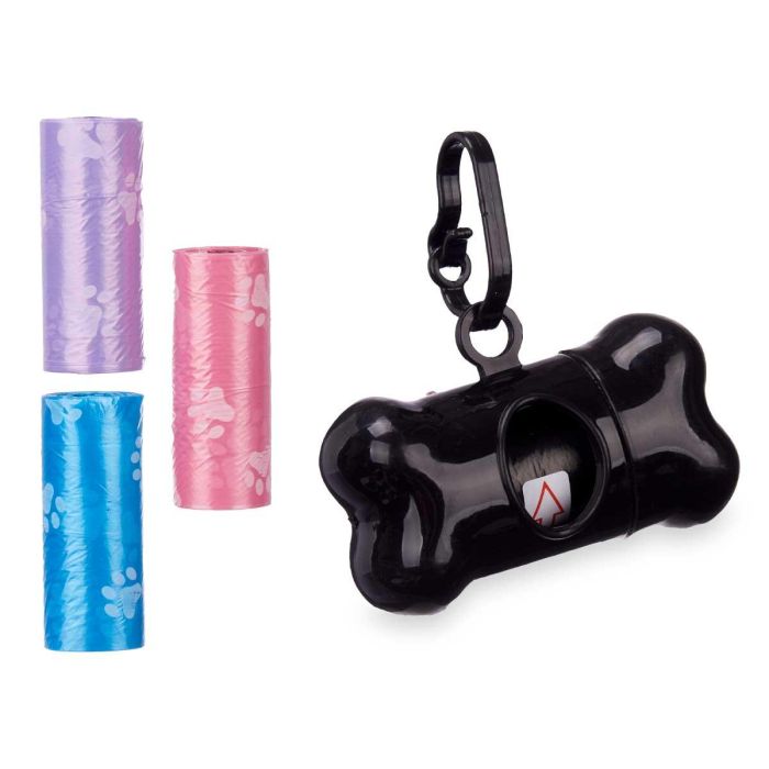 Set 3 Rollos Bolsa Mascota Dispensador 15 Uds Mascow 9X21CM (36 Unidades) 1 Set 3 Rollos Bolsa Mascota Dispensador 15 Uds Mascow 9X21CM (36 Unidades) 1