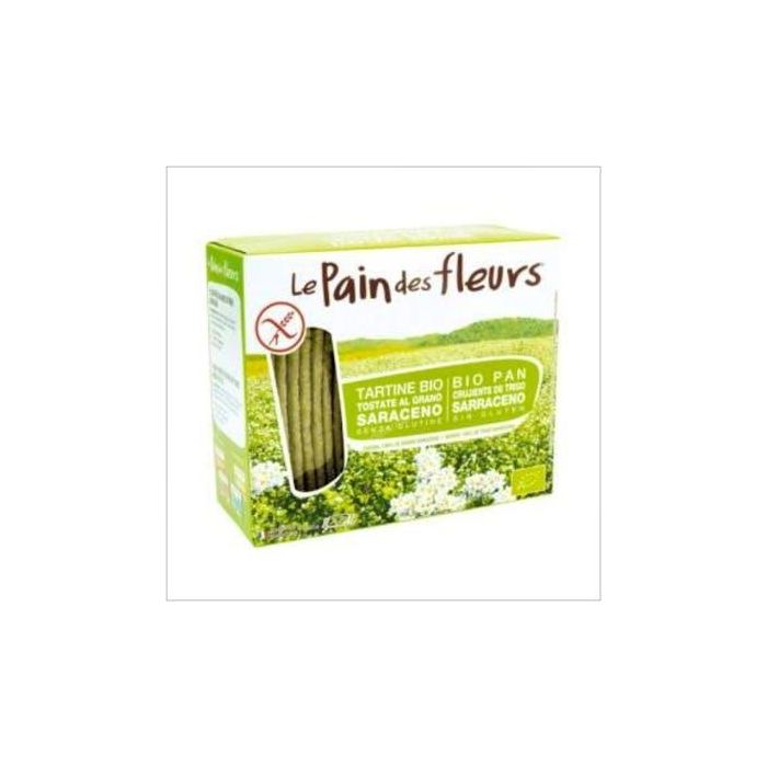 LE PAIN DES FLEURS Cracker Trigo Sarraceno 150g Bio Sin Gluten Vegano Crujientes Fuente de Fibra Magnesio Hierro