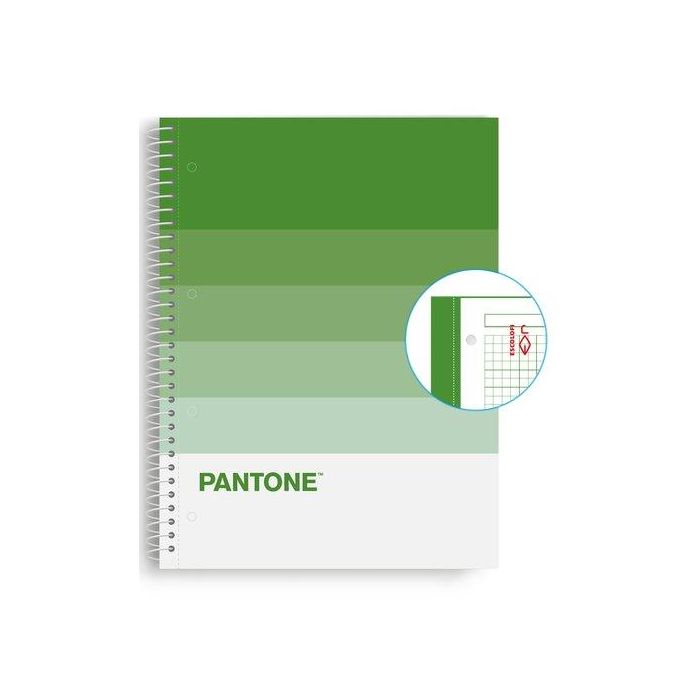 Bloc Escolofi Notebook Pantone Speaks A4 80H Cuadric.5X5 90G Nature (Set de 5)