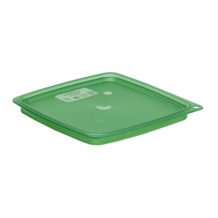 CAMBRO - SFC2-452 - TAPA para recipientes cuadrados (no incluido) de 1,9 l. y 3,8 l. - 18,5 x 18,5 cm - Color Verde Kelly