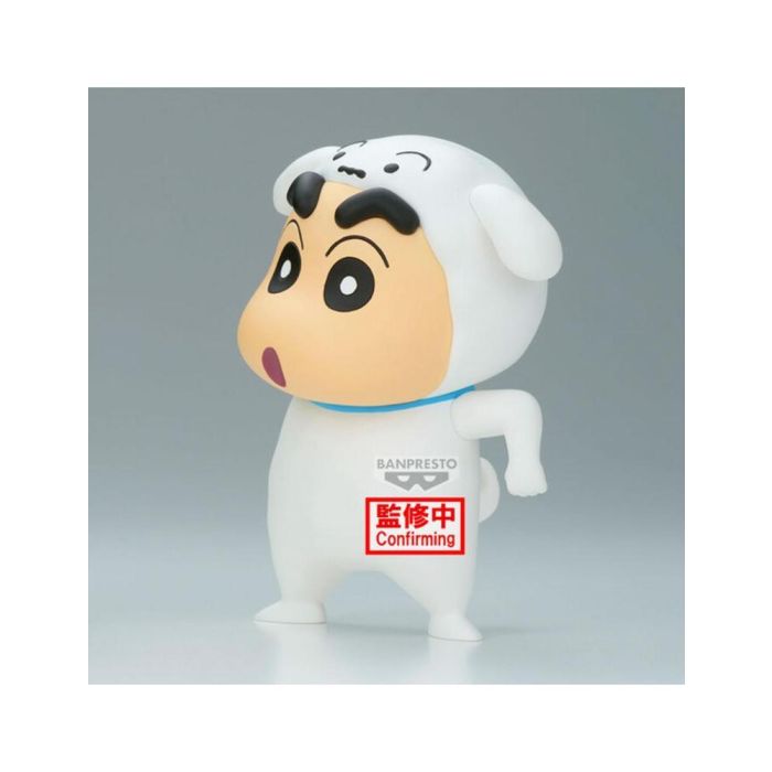 Banpresto Figura Crayon Shinchan Shiro 11 cm PVC Figura Coleccionable Oficial 2 Banpresto Figura Crayon Shinchan Shiro 11 cm PVC Figura Coleccionable Oficial 2