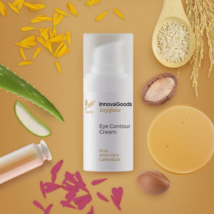 Contorno de Ojos Rice Joyglow InnovaGoods 15 ml 4 Contorno de Ojos Rice Joyglow InnovaGoods 15 ml 4