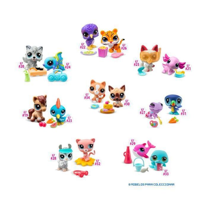 Bandai Mascotas Little Pet Shop Pack 2 Figuras con Accesorios - Modelo BF00525 5 Bandai Mascotas Little Pet Shop Pack 2 Figuras con Accesorios - Modelo BF00525 5