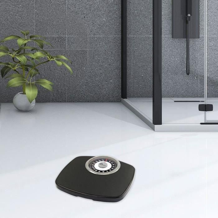 Little Balance LIT3760240784005 Báscula Digital 8400 Comfort, 180 kg / 1 kg, Pantalla Grande, Compacta, Negra y Cromada 1