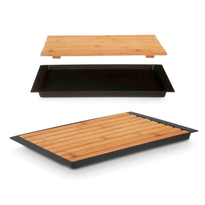 Tabla Cortar Pan Negra 38X27Cm Kinvara (8 Unidades) 1 Tabla Cortar Pan Negra 38X27Cm Kinvara (8 Unidades) 1
