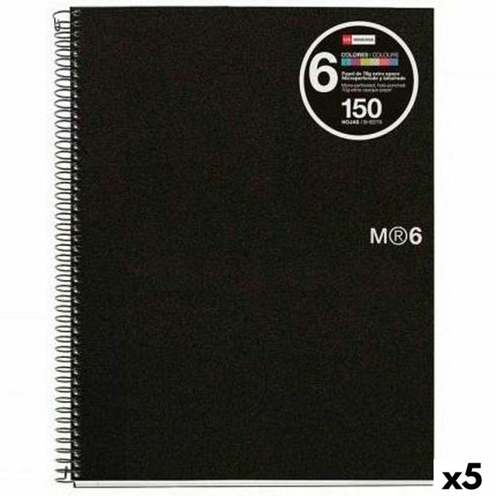 Cuaderno Miquelrius Grafito A4 150 Hojas (5 Unidades) Cuaderno Miquelrius Grafito A4 150 Hojas (5 Unidades)