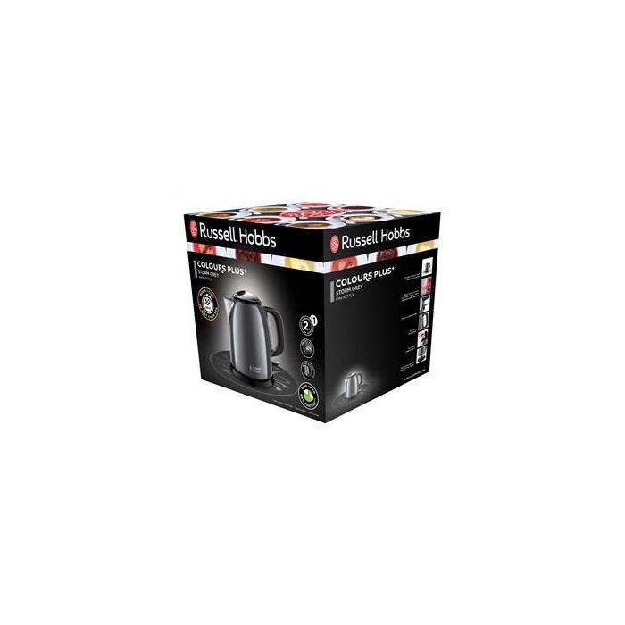 Russell Hobbs 24993-70 Hervidor Mini Colours Plus+ Gris 1 Litro Bajo Consumo 2 Russell Hobbs 24993-70 Hervidor Mini Colours Plus+ Gris 1 Litro Bajo Consumo 2