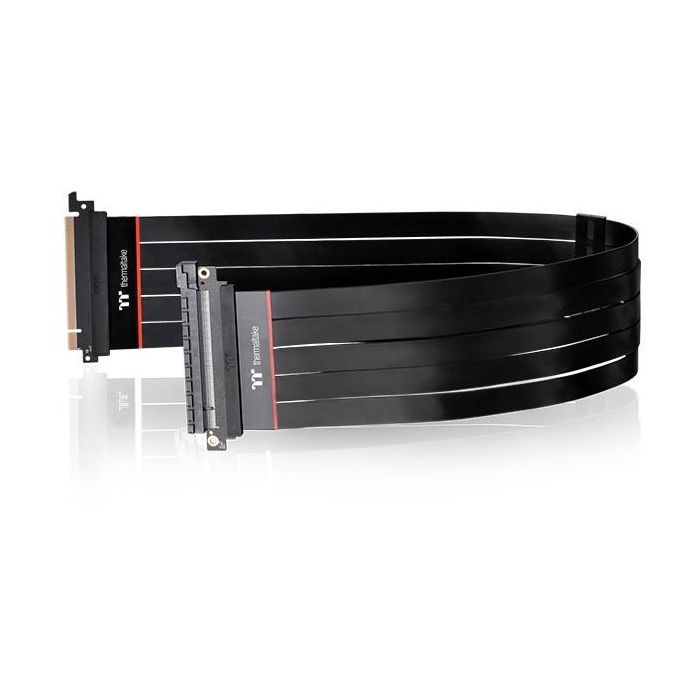 Thermaltake Extensor PCI Express 4.0 16X Negro 60cm Macho a Macho - Cable Riser Tarjeta Gráfica para Gaming PC 3