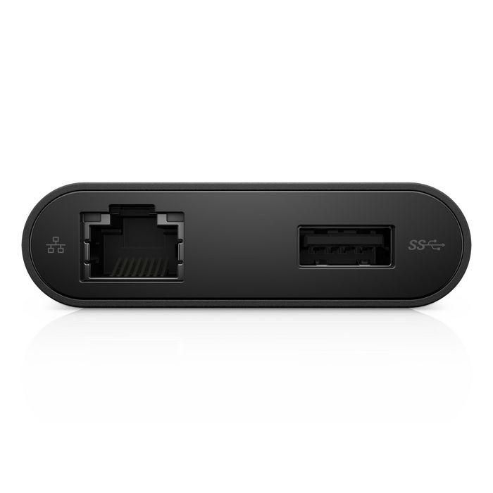 Dell Adaptador USB-C Multipuerto para Portátiles – Expansión de Conectividad con HDMI, VGA, USB 3.0 y Ethernet Gigabit – Negro 2
