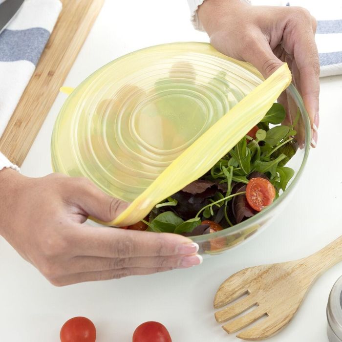 Set de 10 Tapas de Cocina Reutilizables y Ajustables Lilyd InnovaGoods 11 Set de 10 Tapas de Cocina Reutilizables y Ajustables Lilyd InnovaGoods 11