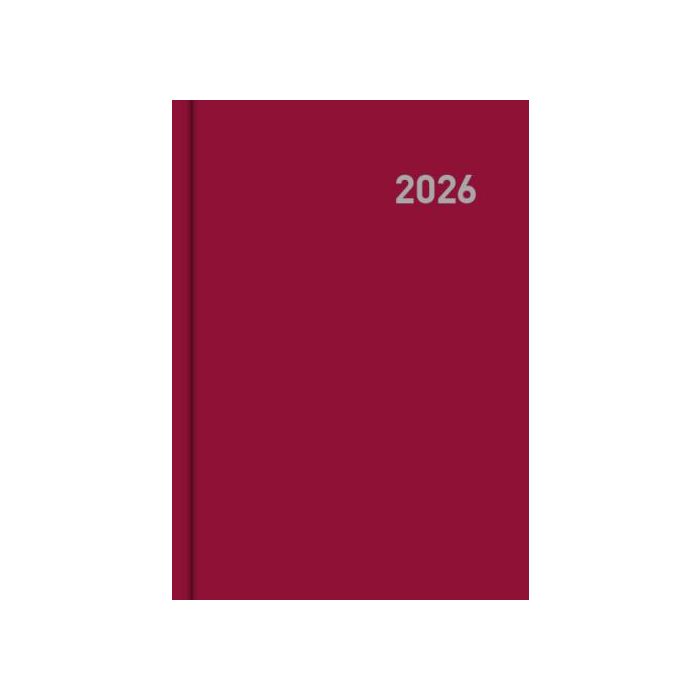 Ingraf 356423 Agenda 2026 París Burdeos 15x21 cm Semana a la Vista, Tapa Rígida Forrada, Papel Ecológico 80gr