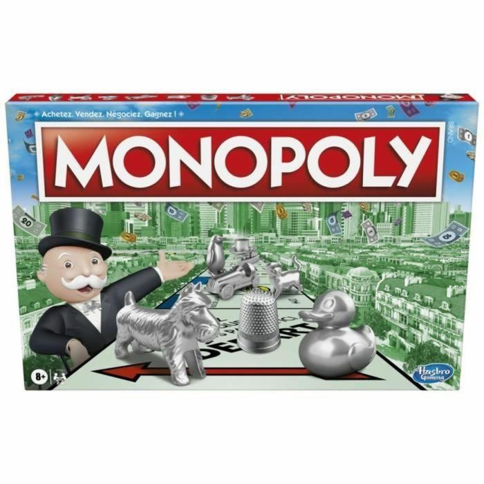 Monopoly clásico - Juego para familia y niños - 2 a 6 jugadores - 8 años Monopoly clásico - Juego para familia y niños - 2 a 6 jugadores - 8 años