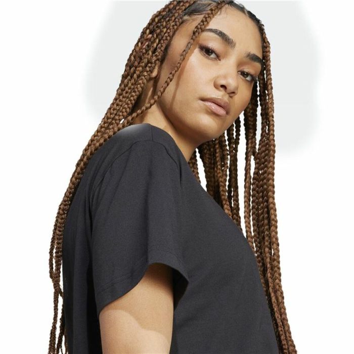 Camiseta de Manga Corta Mujer Adidas Essentials Negro 1