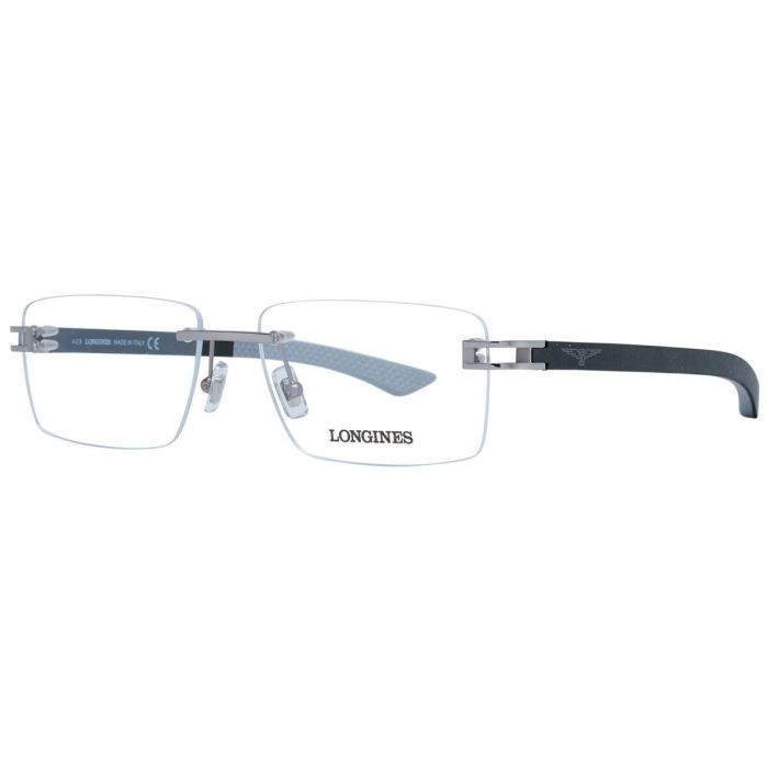 Montura de Gafas Hombre Longines LG5006-H-55014 Gris Ø 55 mm 5 Montura de Gafas Hombre Longines LG5006-H-55014 Gris Ø 55 mm 5