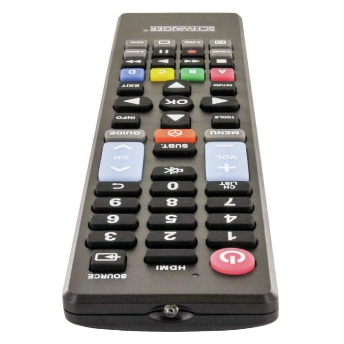 Schwaiger Fernbedienung 5 in 1 vorprogrammiert Schwarz 3 Schwaiger Fernbedienung 5 in 1 vorprogrammiert Schwarz 3