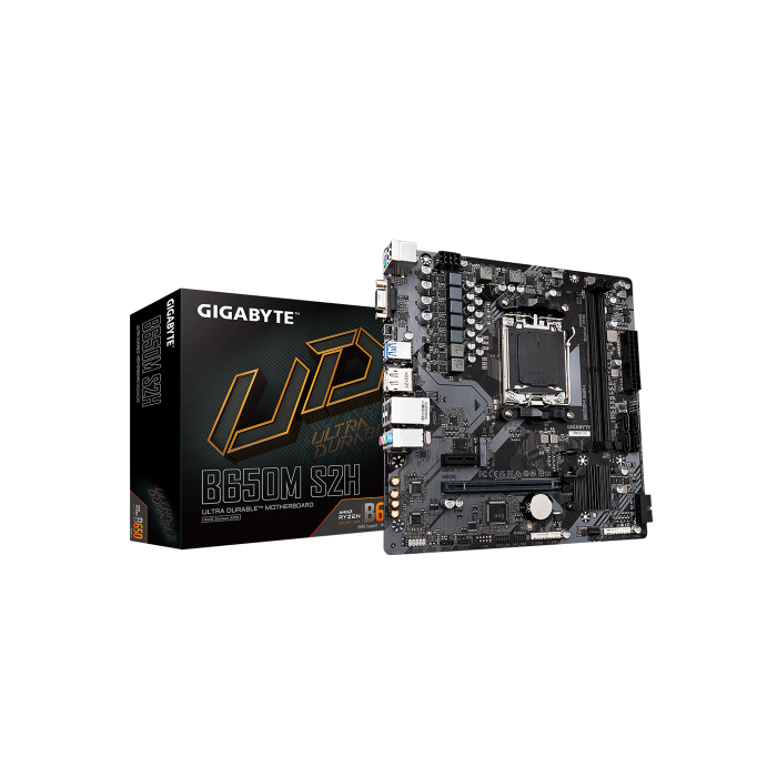 GIGABYTE B650M S2H placa base AMD B650 Zócalo AM5 micro ATX GIGABYTE B650M S2H placa base AMD B650 Zócalo AM5 micro ATX