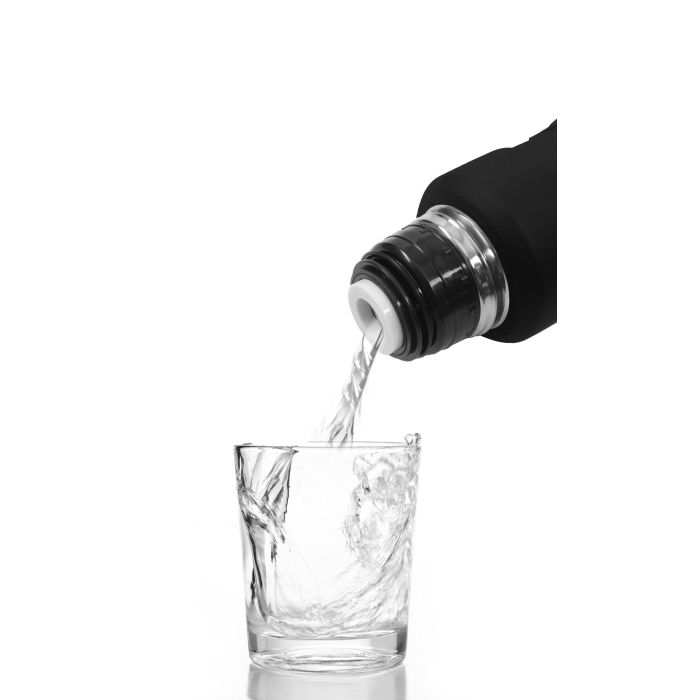 Termo de acero inoxidable Thermosport 800 ml - Negro (6 Unidades) 2 Termo de acero inoxidable Thermosport 800 ml - Negro (6 Unidades) 2