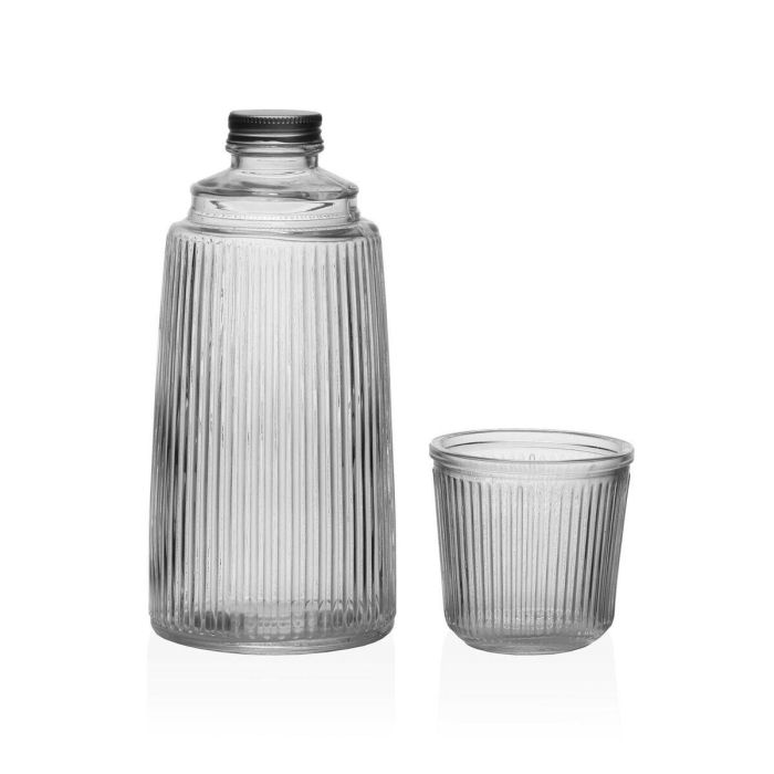 Botella de Agua Versa Vidrio Aluminio 10,3 x 26 x 10,3 cm 0 Botella de Agua Versa Vidrio Aluminio 10,3 x 26 x 10,3 cm 0