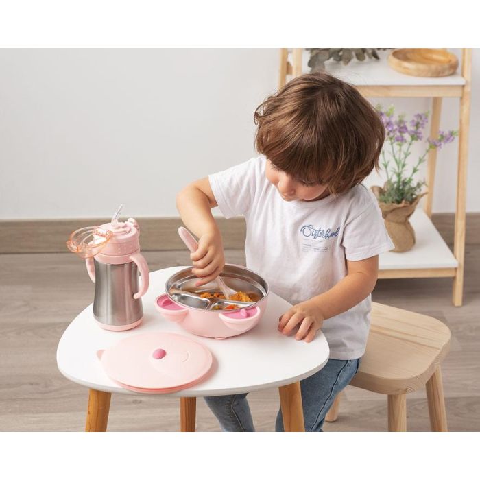 Recipiente Térmico Para Alimentos En Acero Inoxidable Rosa 1 Recipiente Térmico Para Alimentos En Acero Inoxidable Rosa 1
