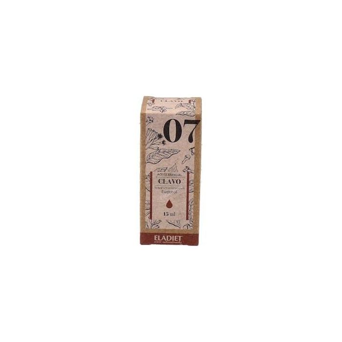 ELADIET Aceite Esencial de Clavo 15ml - Syzygium aromaticum con Eugenol para Uso Oral