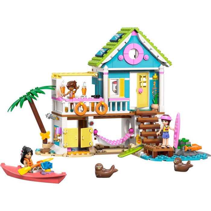LEGO Friends Casa En La Playa Con Focas 42699 Set de Construcción con 400 Piezas para Niños y Niñas +7 Años 1