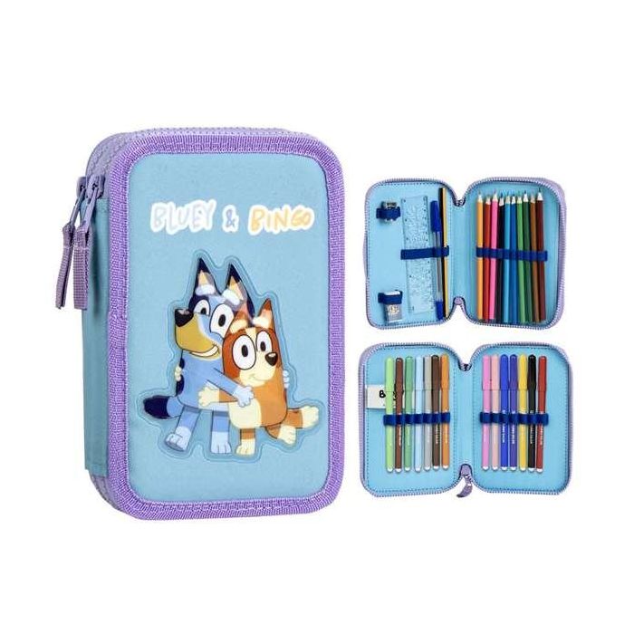 Plumier con accesorios bluey 12.5 x 19.5 x 4.5 cm Plumier con accesorios bluey 12.5 x 19.5 x 4.5 cm