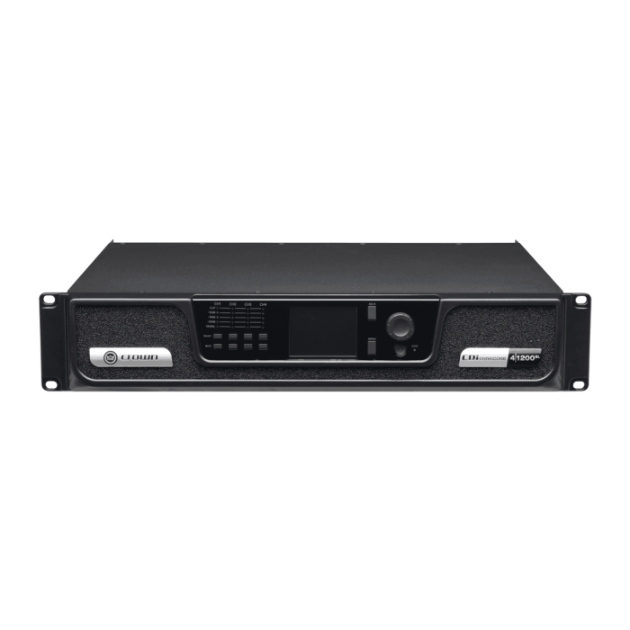 Entrada Analógica + Blu Link, 4 Canales, 1200W Por Canal De Salida 1
