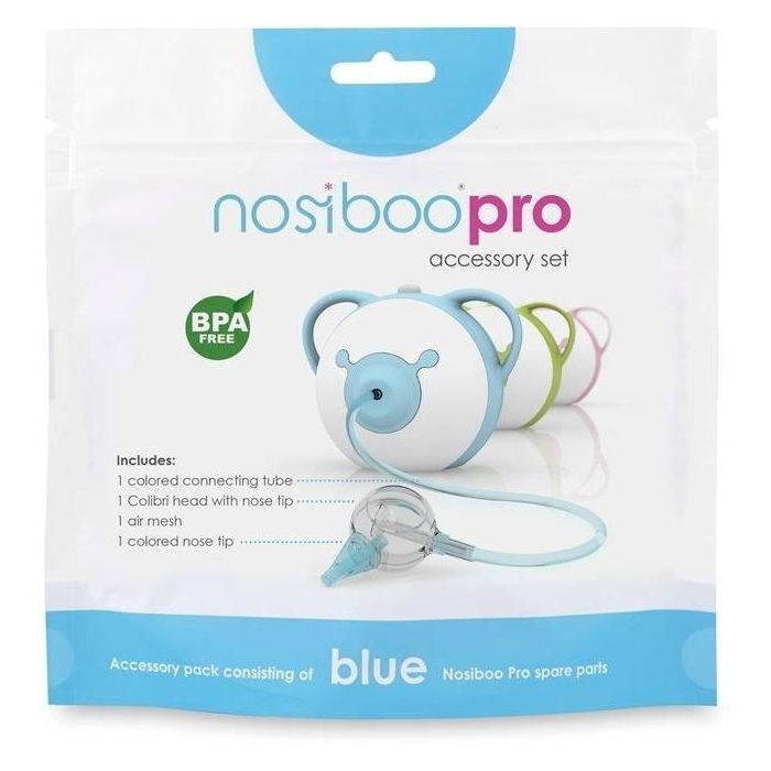 Nosiboo Juego de Accesorios Pro Azul | Kit de Recambio para Nosiboo Pro | Incluye Cabeza Colibrí, 2 Boquillas, Tubo y Malla de Aire 1 Nosiboo Juego de Accesorios Pro Azul | Kit de Recambio para Nosiboo Pro | Incluye Cabeza Colibrí, 2 Boquillas, Tubo y Malla de Aire 1