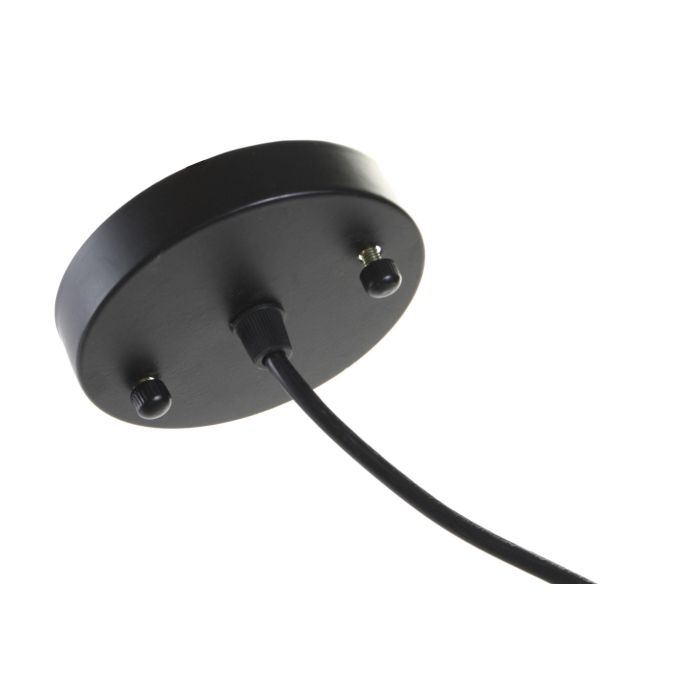 DKD Home Decor Lámpara de Techo Balines 57x21x57 cm (2 Unidades) Ratán Marrón Negro E27 50W 4