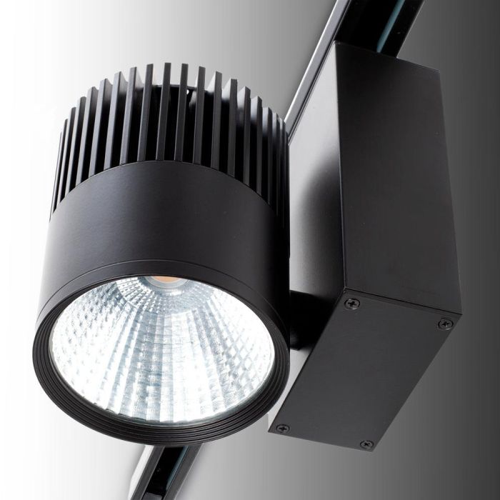 Foco de Carril LED  30W 2700Lm CRI90 4200ºK Trifásico UGR17 50.000H [JW-TR30W-BLACK-W] 1