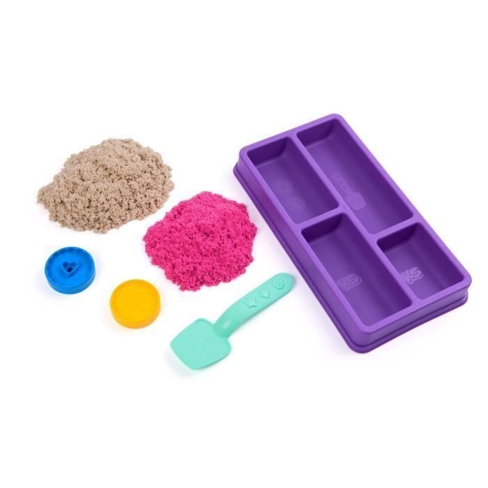 Kinetic Sand 6071549 Kit Caja de Galletas de Arena Mágica para Niños con 227g, Moldes, Espátula y Caja de Almacenamiento +3 años 1 Kinetic Sand 6071549 Kit Caja de Galletas de Arena Mágica para Niños con 227g, Moldes, Espátula y Caja de Almacenamiento +3 años 1