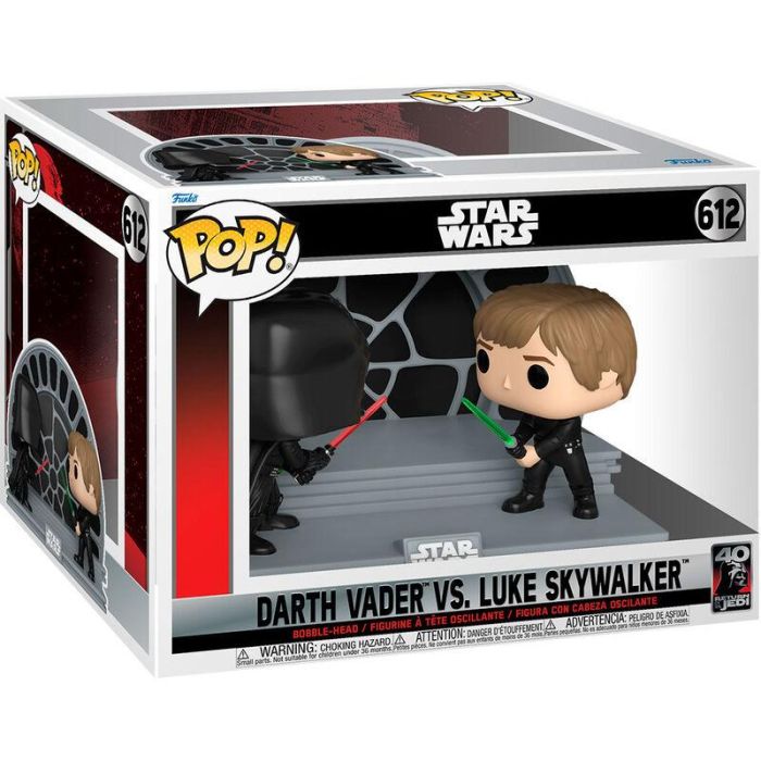 Funko Pop Moment Star Wars Retorno - Luke y Darth Vader en Vinilo de 9 cm 0 Funko Pop Moment Star Wars Retorno - Luke y Darth Vader en Vinilo de 9 cm 0