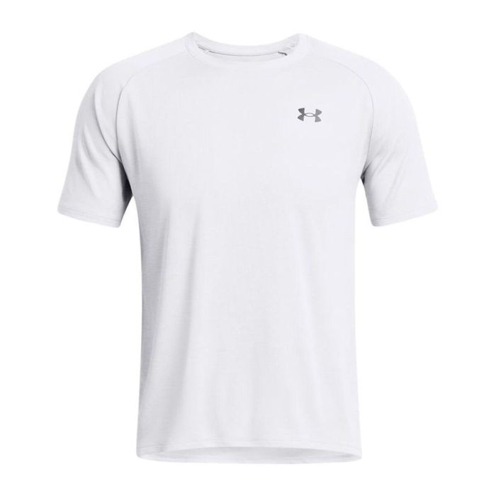 Camiseta de Manga Corta Hombre Under Armour Tech Textured Blanco 11-12 Años 0 Camiseta de Manga Corta Hombre Under Armour Tech Textured Blanco 11-12 Años 0