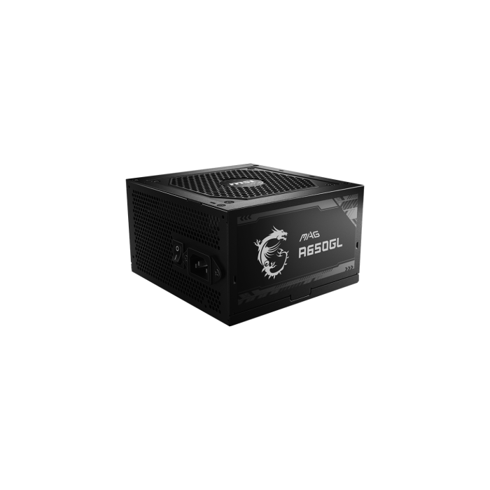 MSI MAG A650GL Unidad de Fuente de Alimentación 650W 80 PLUS Bronze ATX Modular Negra 306-7ZP8C11-CE0 2