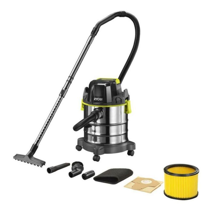Ryobi R18WDV-0 Aspiradora en seco y húmedo ONE+ 18V Tanque Acero Inoxidable 18L y Conexión a Herramientas 5 Ryobi R18WDV-0 Aspiradora en seco y húmedo ONE+ 18V Tanque Acero Inoxidable 18L y Conexión a Herramientas 5