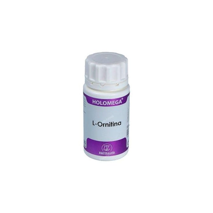 Holomega L-Ornitina 500mg 50 Cápsulas. Aminoácido para Apoyo Muscular. Apto Veganos