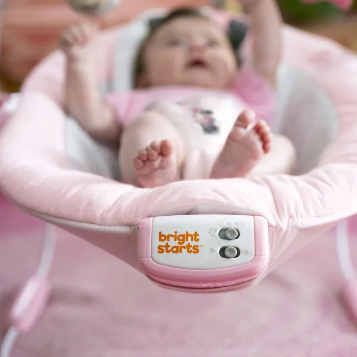 Disney Baby Tumbona Vibratoria Minnie Mouse Rosy Skies Infantil Rosado 2