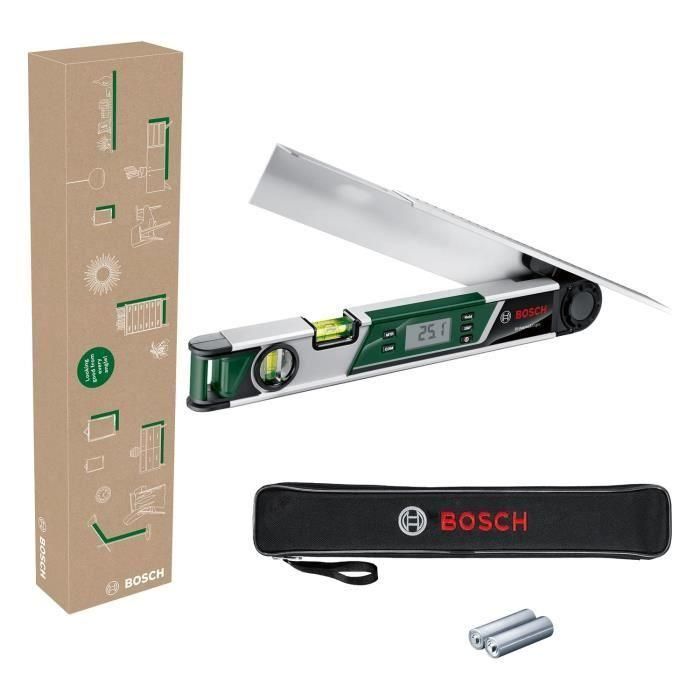 Medidor de ángulos UniversalAngle de Bosch (medición precisa y transferencia de ángulos de hasta 220°, con función de cálculo integrada para Medidor de ángulos UniversalAngle de Bosch (medición precisa y transferencia de ángulos de hasta 220°, con función de cálculo integrada para