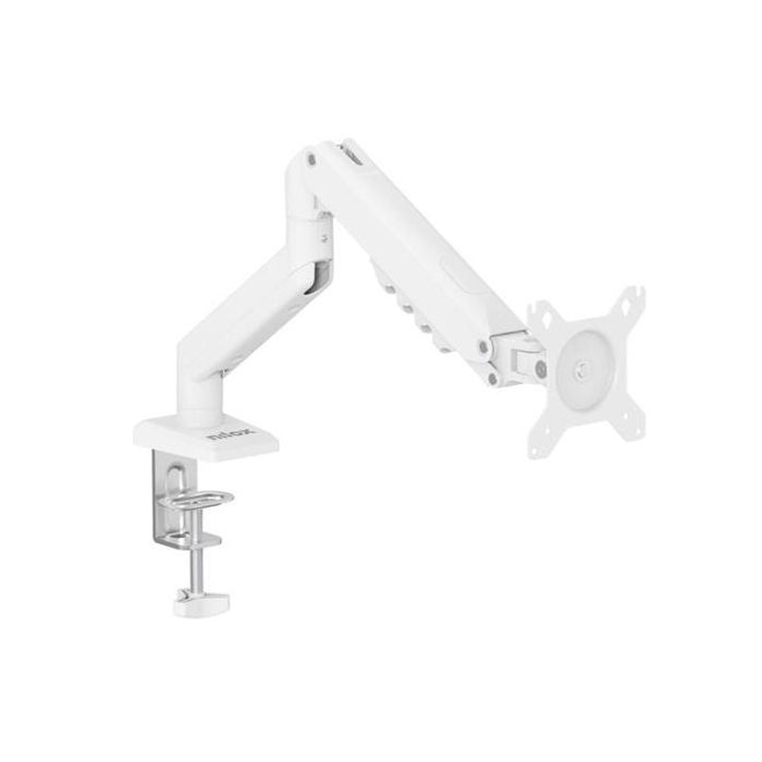 Nilox Soporte De Mesa Giratorio E Inclinable 1 Brazo Articulado Hasta 32" Blanco