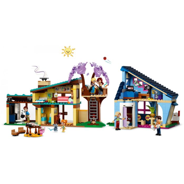 LEGO 42620 Friends Casas Familiares de Olly y Paisley, Muñeca de Juguete con Figuras y Accesorios 4 LEGO 42620 Friends Casas Familiares de Olly y Paisley, Muñeca de Juguete con Figuras y Accesorios 4